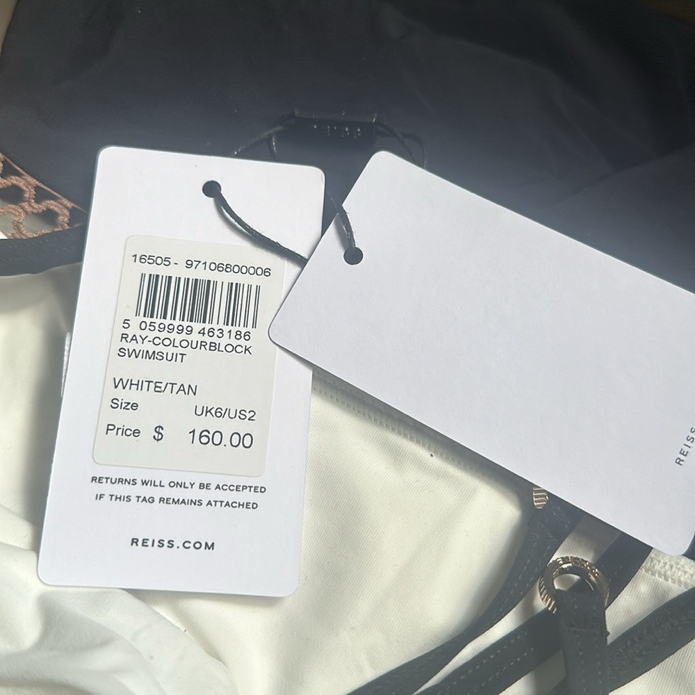 REISS ray colorblock bathing suit PRICE IS FIRM - Picture 5 of 5